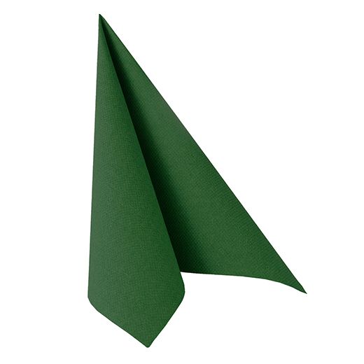 Servietten "ROYAL Collection" 1/4-Falz 40 cm x 40 cm dunkelgrün 1