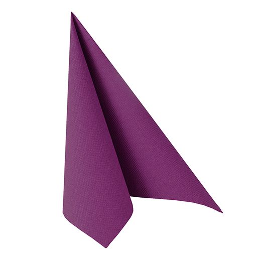 Servietten "ROYAL Collection" 1/4-Falz 40 cm x 40 cm lila 1