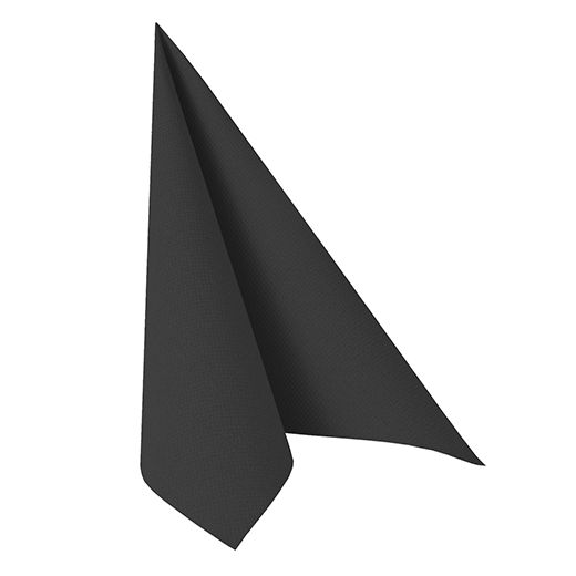Servietten "ROYAL Collection" 1/4-Falz 40 cm x 40 cm schwarz 1