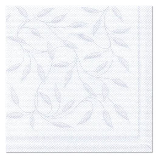 Servietten "ROYAL Collection" 1/4-Falz 40 cm x 40 cm weiss "New Mediterran" 1