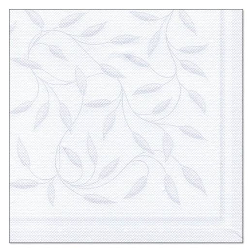 Servietten "ROYAL Collection" 1/4-Falz 40 cm x 40 cm weiss "New Mediterran" 1