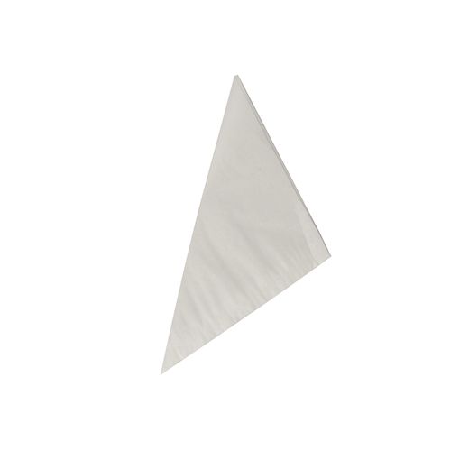 Spitztüten, Pergament-Ersatz 15 cm x 15 cm x 21 cm weiss Füllinhalt 50 g, fettdicht 1