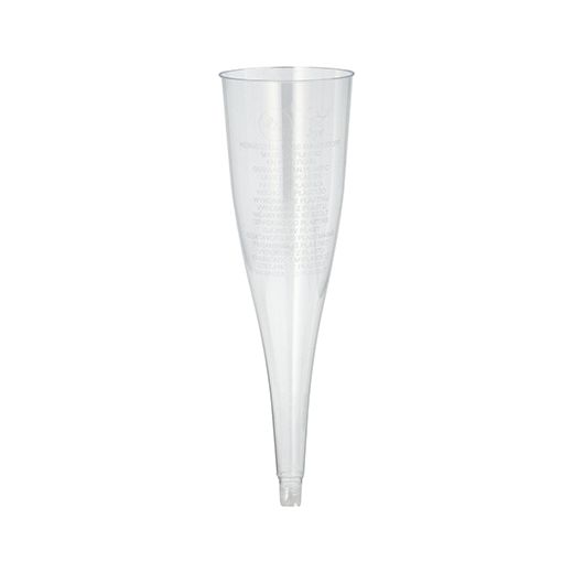Stiel-Gläser (Oberteile) für Sekt, PS 0,1 l Ø 5 cm · 17,5 cm glasklar 1
