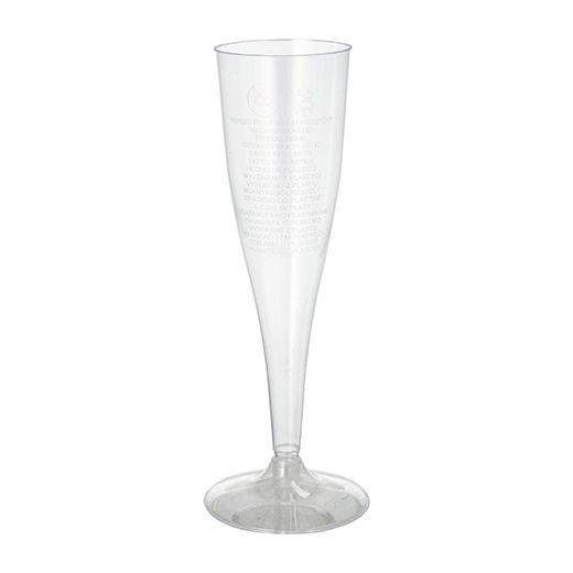 Stiel-Gläser für Sekt, PS 0,1 l Ø 4,8 cm · 19,9 cm glasklar einteilig 1