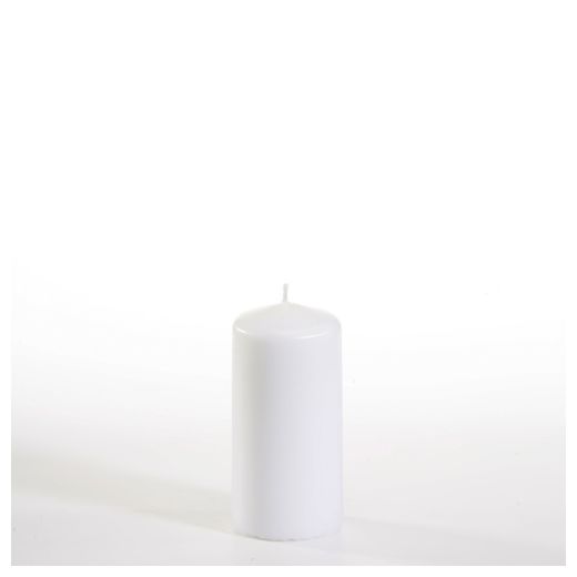 Stumpenkerze Ø 50 mm · 100 mm weiss 1