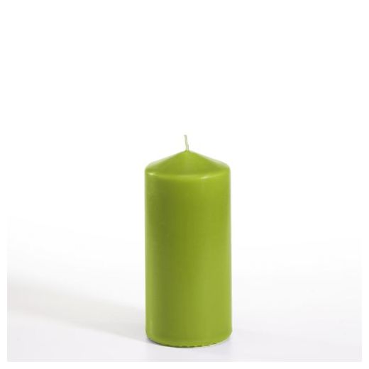 Stumpenkerze Ø 60 mm · 130 mm kiwi 1