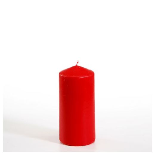 Stumpenkerze Ø 60 mm · 130 mm rot 1
