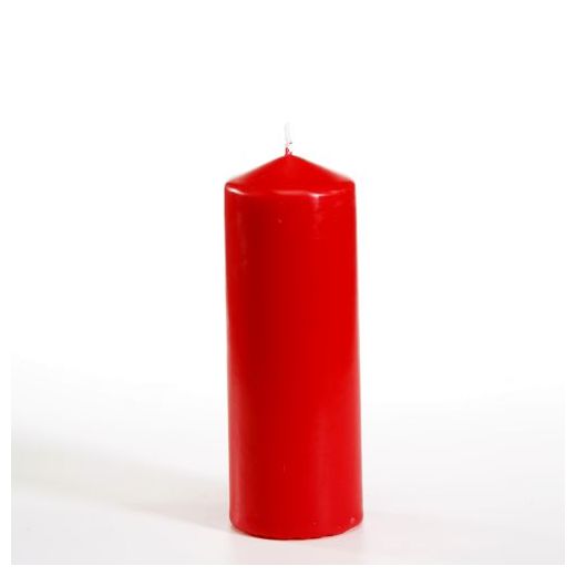 Stumpenkerze Ø 60 mm · 165 mm rot 1