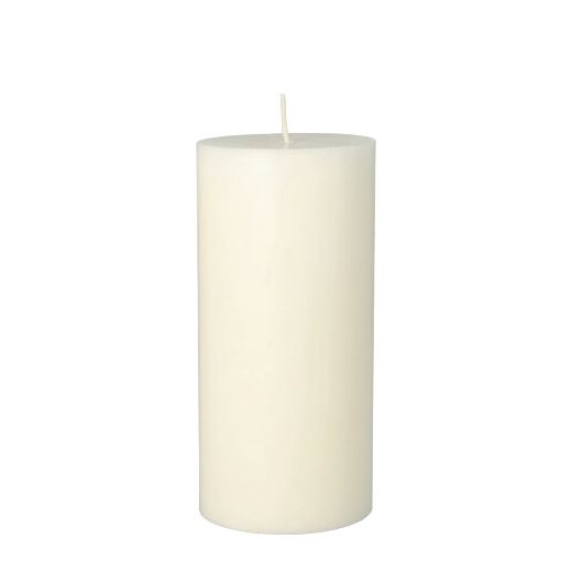 Stumpenkerze Ø 70 mm · 150 mm weiss aus 100% Stearin, durchgefärbt 1