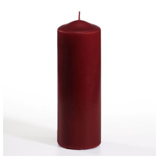 Stumpenkerze Ø 70 mm · 200 mm bordeaux 1