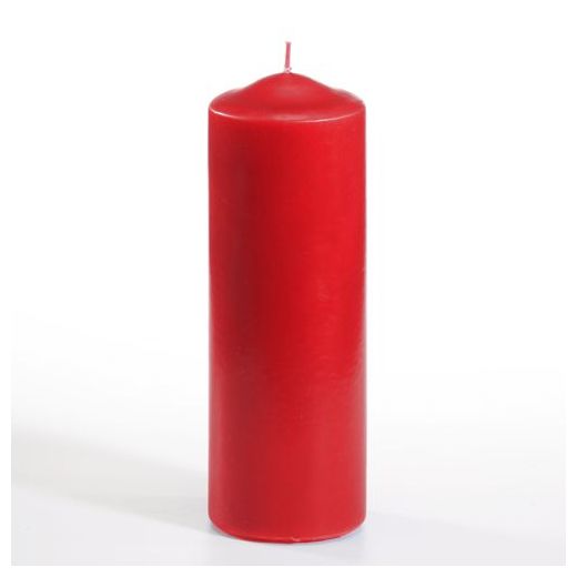 Stumpenkerze Ø 70 mm · 200 mm rot 1