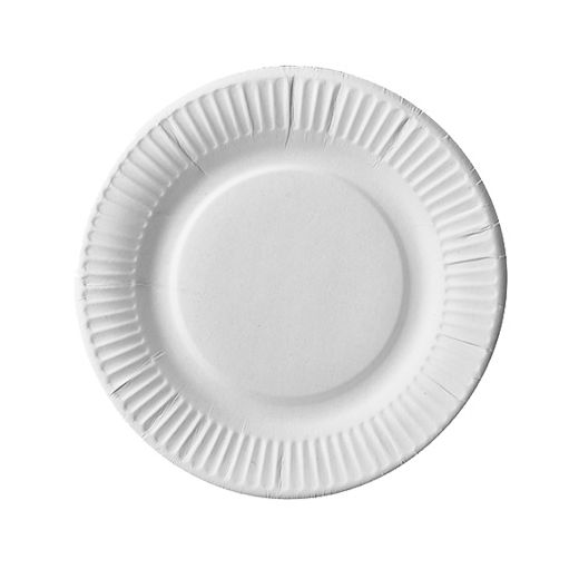 Teller, Pappe "pure" rund Ø 19 cm weiss extra stark 1