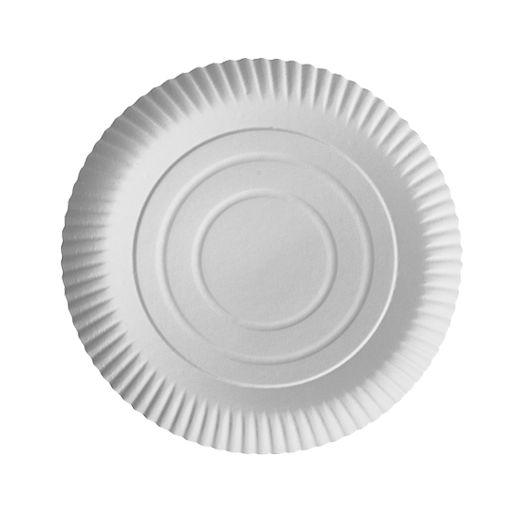 Teller, Pappe "pure" rund Ø 26 cm · 2 cm weiss 1