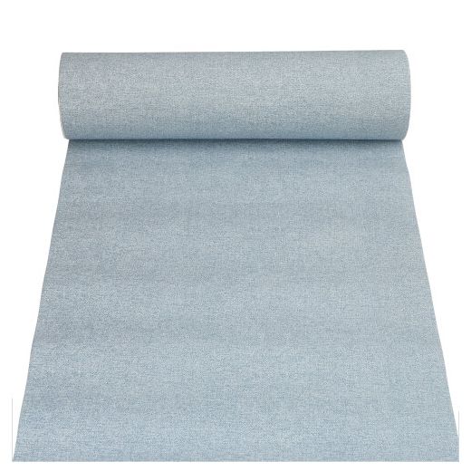 Tischläufer, stoffähnlich, PV-Tissue Mix "ROYAL Collection" 24 m x 40 cm arktikblau "Textile" 1