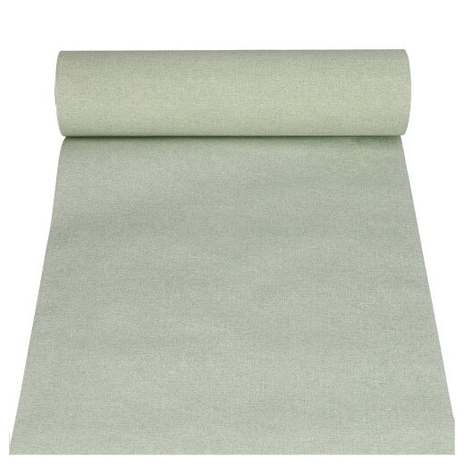 Tischläufer, stoffähnlich, PV-Tissue Mix "ROYAL Collection" 24 m x 40 cm jadegrün "Textile" 1