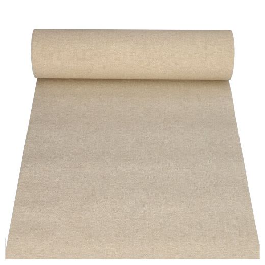 Tischläufer, stoffähnlich, PV-Tissue Mix "ROYAL Collection" 24 m x 40 cm sand "Textile " 1