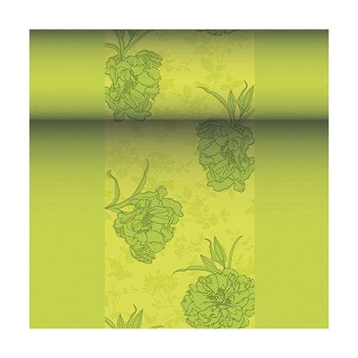Tischläufer, stoffähnlich, PV-Tissue Mix "ROYAL Collection" 24 m x 40 cm grün "Thalia" 1