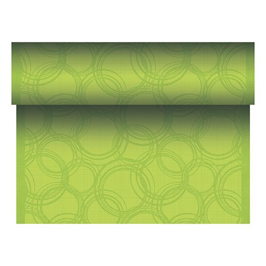 Tischläufer, stoffähnlich, PV-Tissue Mix "ROYAL Collection" 24 m x 40 cm limonengrün "Bubbles" 1