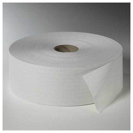 Toilettenpapier, 2-lagiges Tissue Ø 26 cm · 380 m x 10 cm weiss "Maxi Rollen" 1