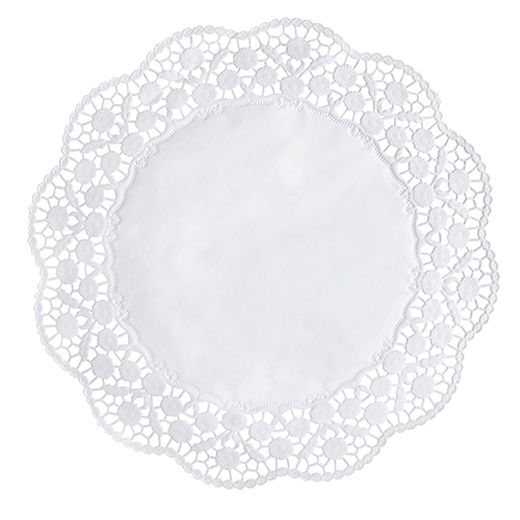 Tortenspitzen rund Ø 36 cm weiss 1