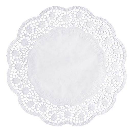 Tortenspitzen rund Ø 38 cm weiss 1