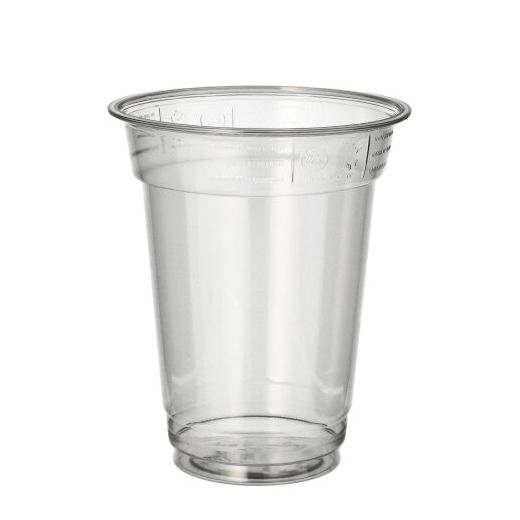 Trinkbecher "Hurricane", PET 0,3 l Ø 9,5 cm · 11,7 cm glasklar 1