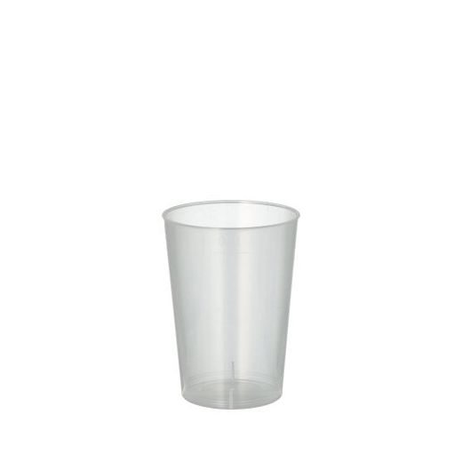 Trinkbecher, PP 0,1 l Ø 5,2 cm · 7,4 cm transluzent unzerbrechlich 1