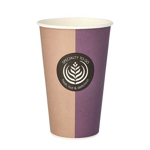 Trinkbecher, Pappe "To Go" 0,4 l Ø 9 cm · 13,5 cm 1