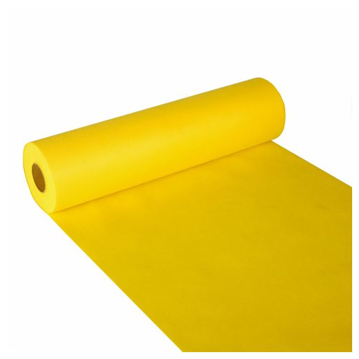 Tischläufer, stoffähnlich, Vlies "soft selection" 24 m x 40 cm gelb 1