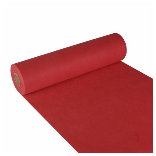 Tischläufer, stoffähnlich, Vlies "soft selection" 24 m x 40 cm rot 1
