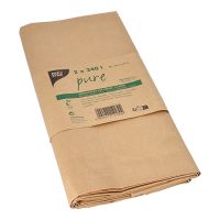 Abfallsäcke aus Papier "pure" 240 l 115 cm x 80 cm x 30 cm braun , 2-lagig