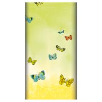 Tischdecke, stoffähnlich, Airlaid 120 cm x 180 cm "Papillons"
