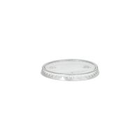 Deckel für Portionsbecher, rPET rund Ø 6,5 cm transparent