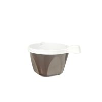 Kaffeetassen, PS 0,14 l Ø 8 cm · 5,3 cm braun/weiss