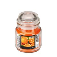"Flavour by GALA" Bonbonglas mit Wachsfüllung Ø 63 mm · 85 mm orange - Orange