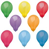 Luftballons Ø 25 cm farbig sortiert