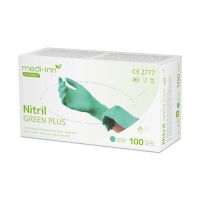 "Medi-Inn® Classic" Handschuhe, Nitril puderfrei "Green Plus" grün Größe XS