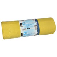 Müllsäcke, LDPE 120 l 110 cm x 70 cm gelb