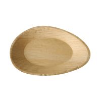 Teller, Palmblatt "pure" oval 26 cm x 17 cm x 2,5 cm