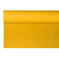 Papiertischtuch mit Damastprägung 8 m x 1,2 m gelb