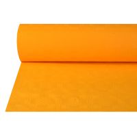 Papiertischtuch mit Damastprägung 50 m x 1 m orange