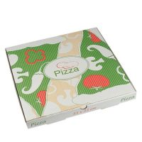Pizzakartons, Cellulose "pure" eckig 33 cm x 33 cm x 3 cm