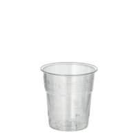 Trinkbecher, PS 0,1 l Ø 6 cm · 6,7 cm glasklar