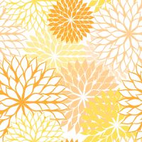 Servietten, 3-lagig 1/4-Falz 40 cm x 40 cm gelb "Floralies"