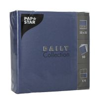 Servietten "DAILY Collection" 1/4-Falz 32 cm x 32 cm dunkelblau