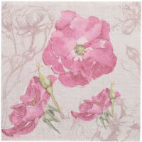 Servietten "ROYAL Collection" 1/4-Falz 40 cm x 40 cm lila "Blossom"