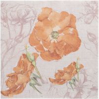 Servietten "ROYAL Collection" 1/4-Falz 40 cm x 40 cm nektarine "Blossom"