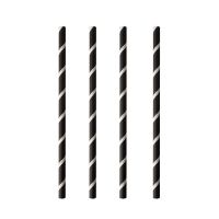 Shake-Halme, Papier Ø 8 mm · 20 cm schwarz/weiss "Stripes"