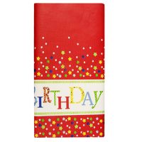 Tischdecke, Papier 120 cm x 180 cm "Happy Birthday"