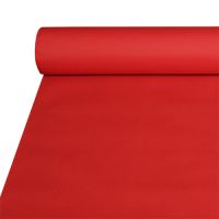 Tischdecke, stoffähnlich, Airlaid 20 m x 1,2 m rot